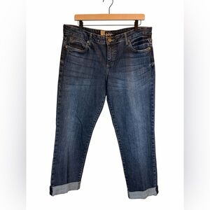 Kut from the Kloth Women’s Jeans Size 14 Ankle Cuffed Dark Wash